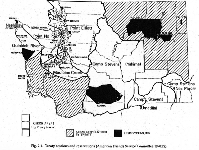 1855 Treaties Map